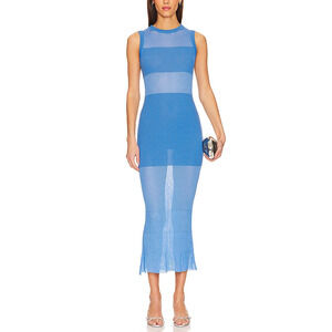 Misha 'Elyna' Blue Viscose Dress Size S